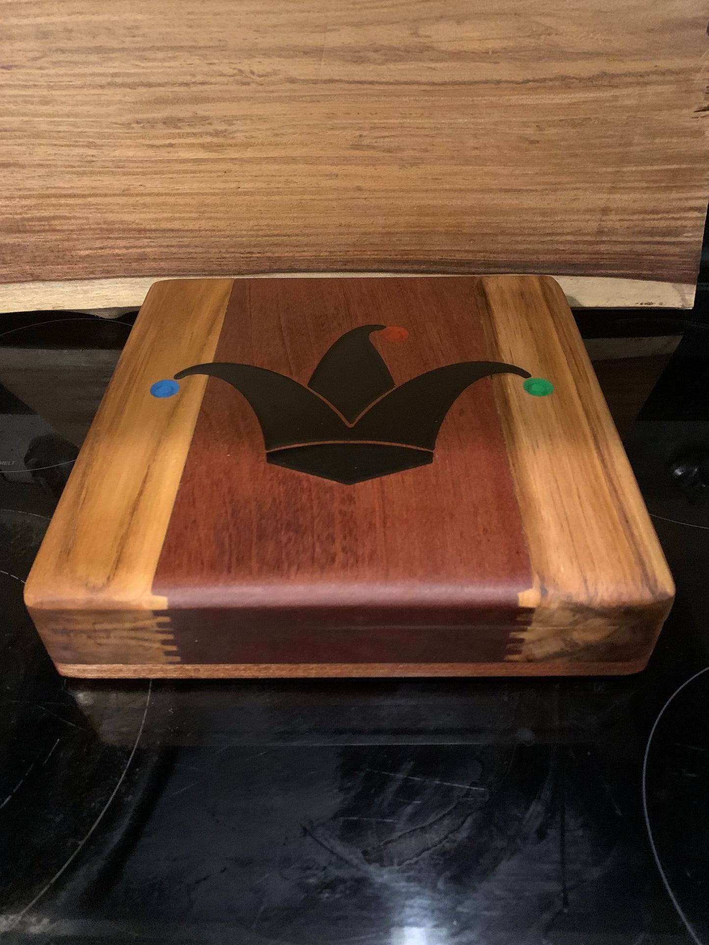 Teak and Sapele Dealers Box