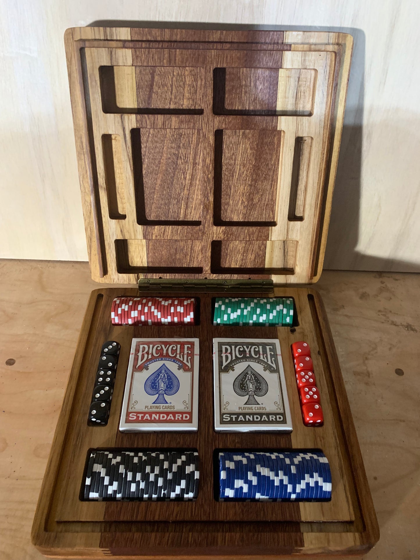 Teak and Sapele Dealers Box