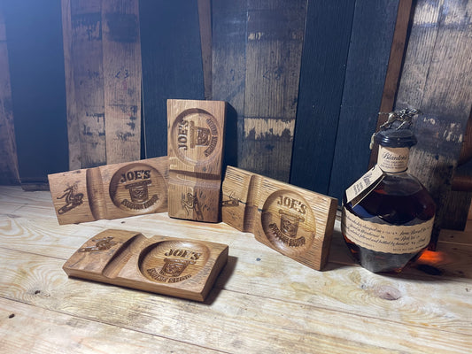 Customized Bourbon Barrel Cigar Rest