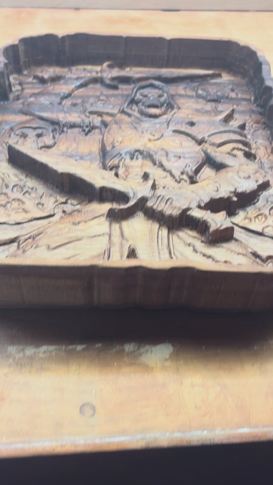 3D Wood Engraving